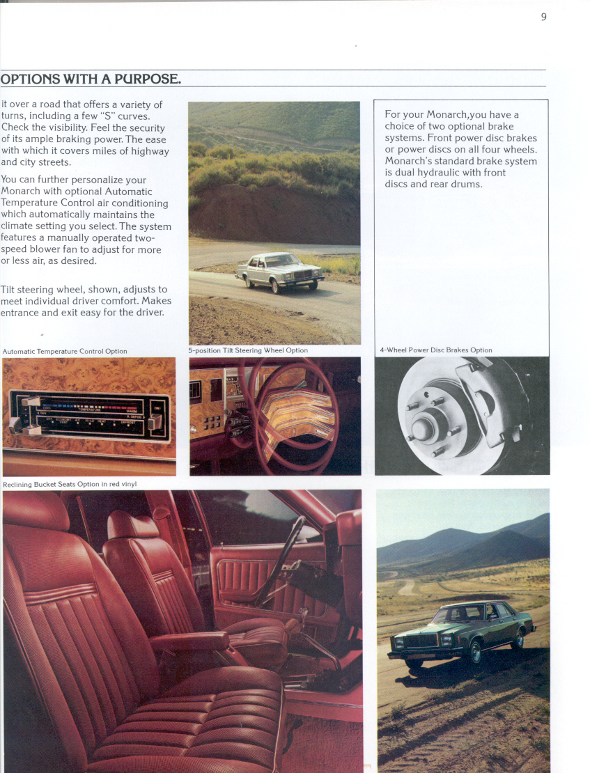 1978 Mercury Monarch Brochure Page 11